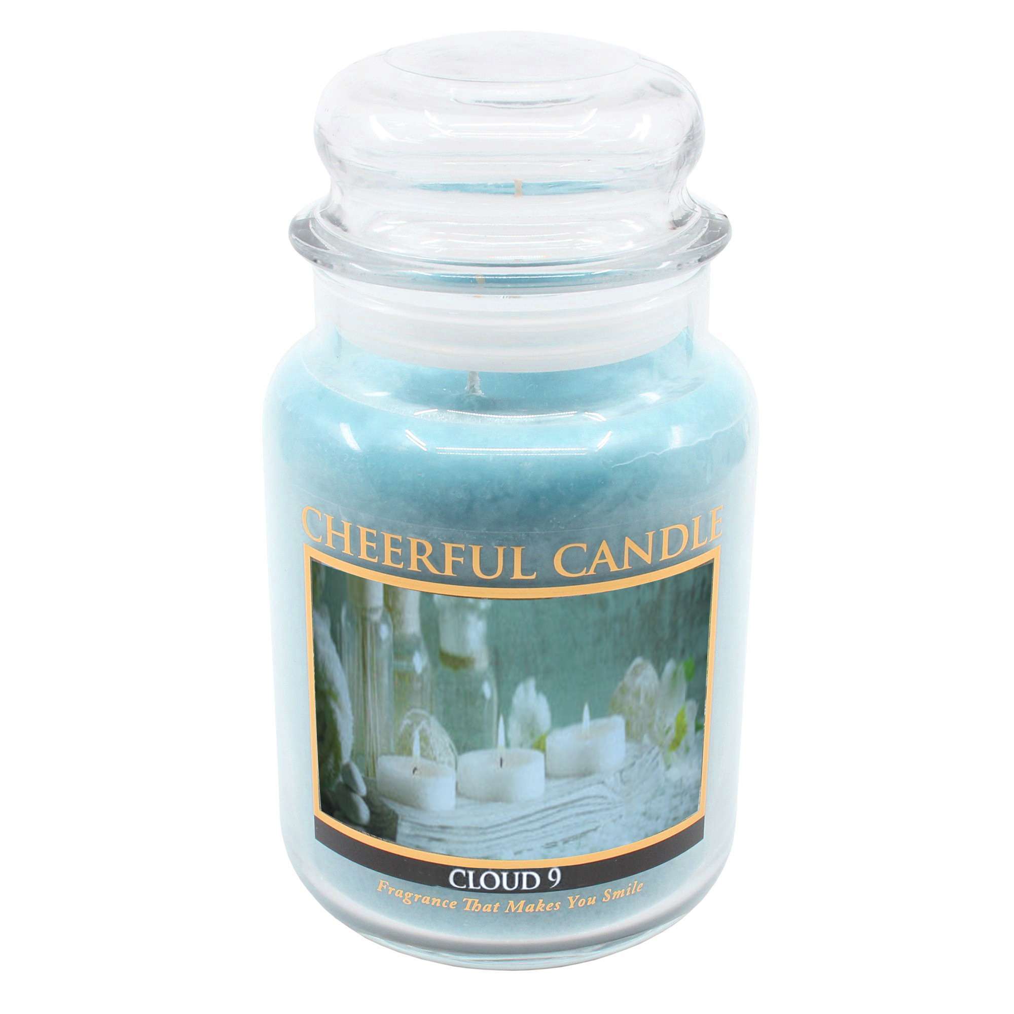 CHEERFUL CANDLE – CLOUD 9 SCENTED CANDLE 3 SIZES MADE IN USA